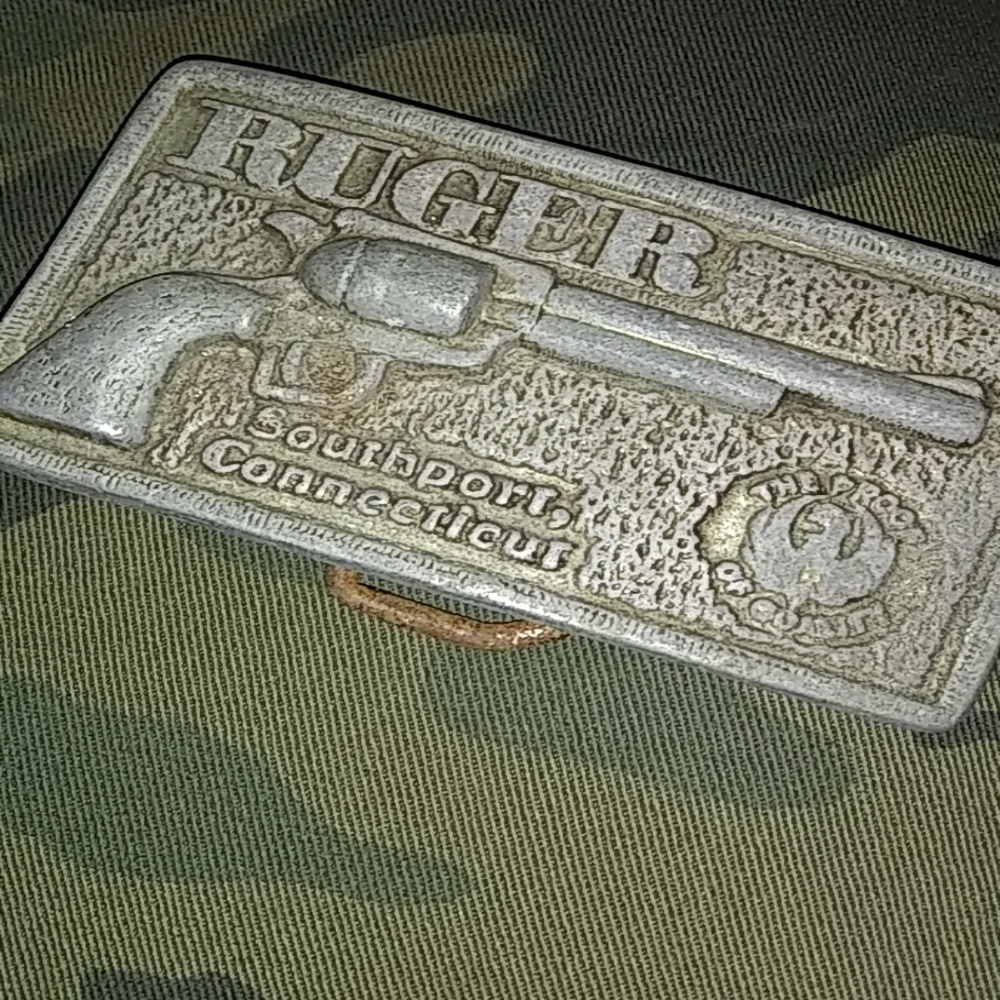 Authentic Ruger belt buckle